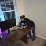professional commercial cleaning in modern office